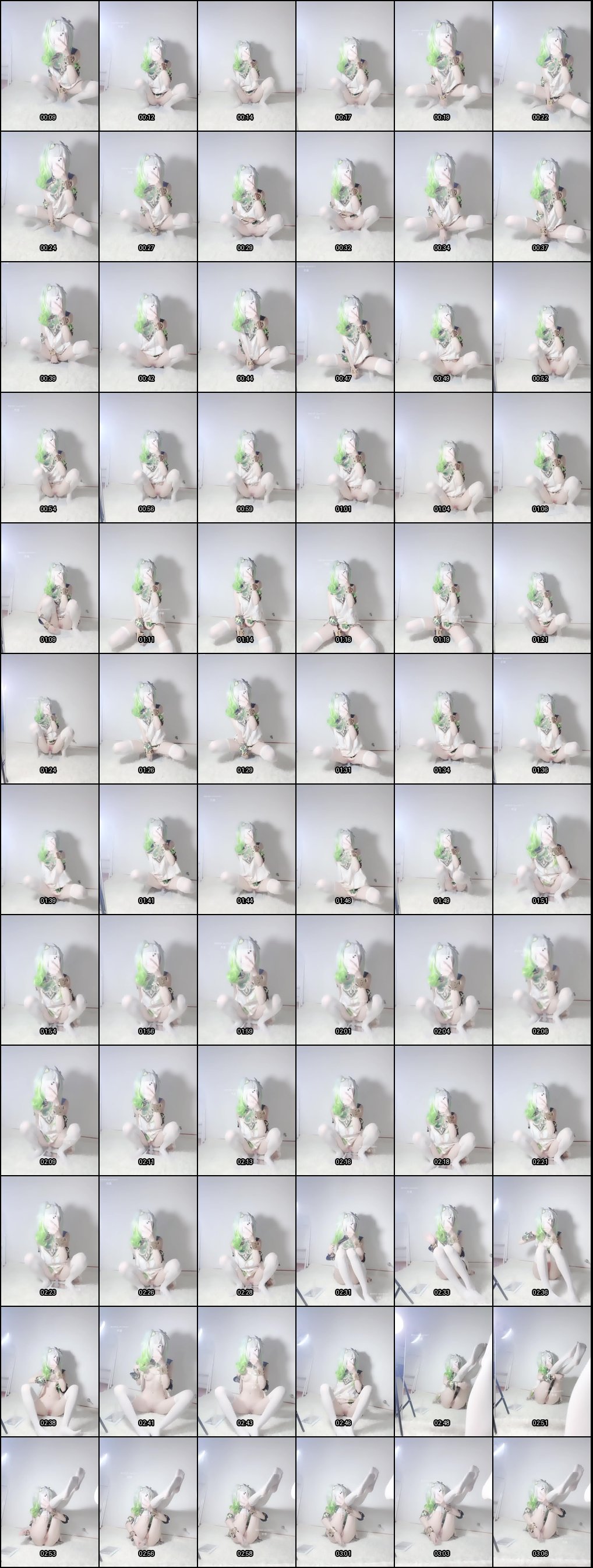 小池理奈COS小草神诱惑！水嫩大长腿萝莉跳蛋水晶棒自慰，弹力摇不停