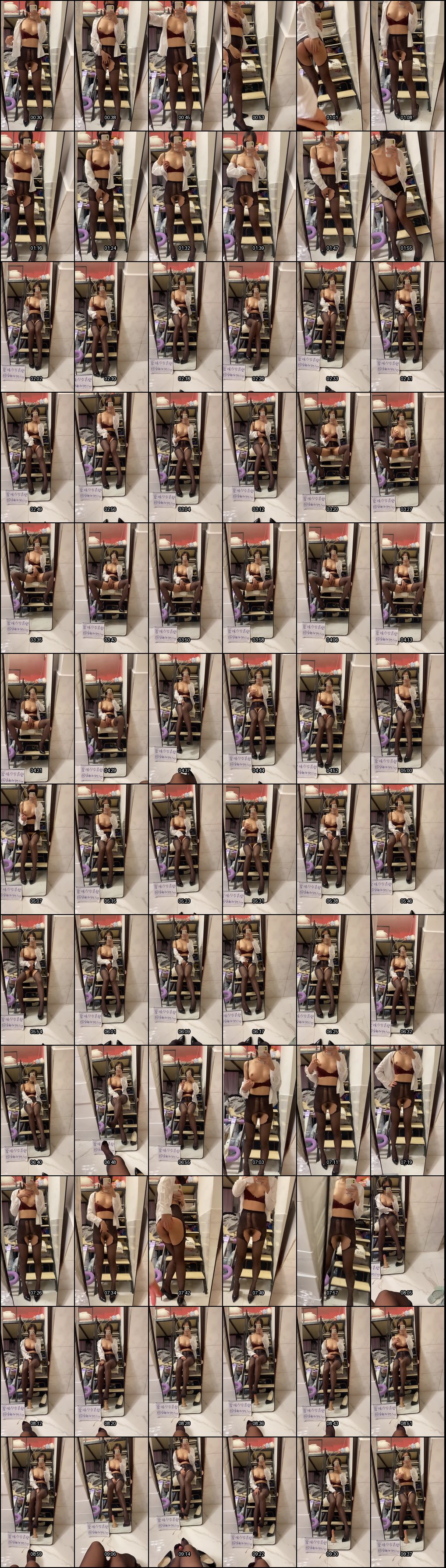 青樱福利姬宿舍诱惑：丝袜高跟淫语自慰秀