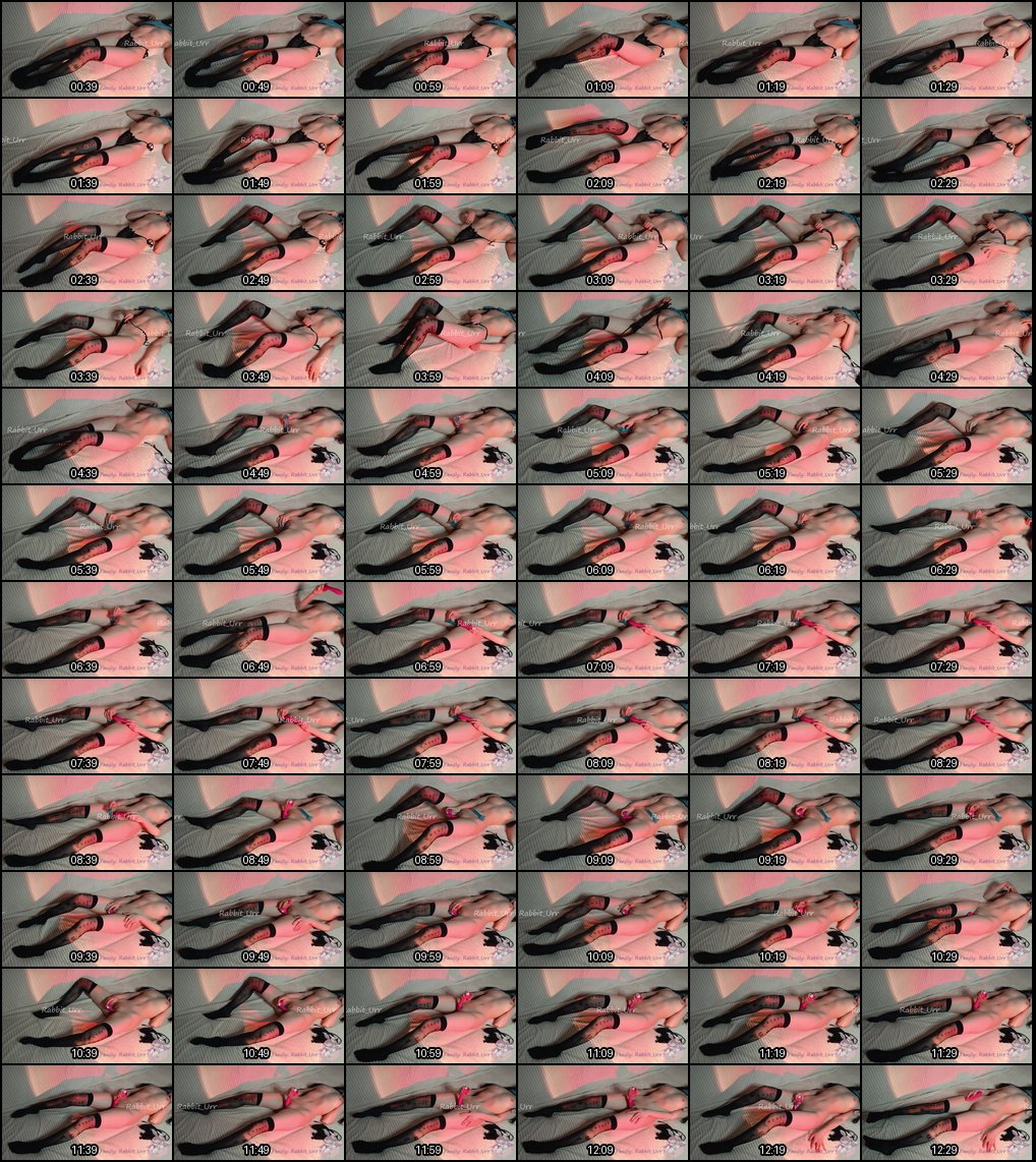 RabbitUrr 诱惑自慰表演，VIP打赏专属福利