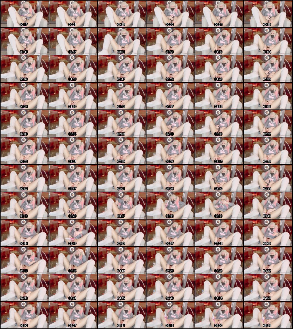 向日君福利姬白丝Cosplay自慰诱惑秀