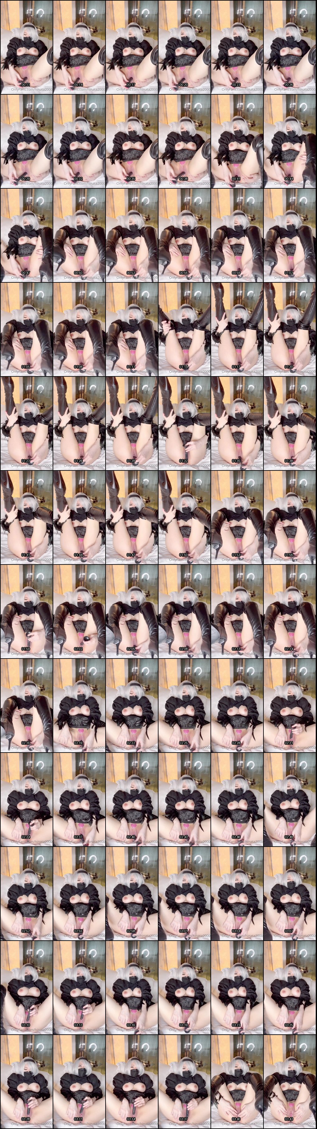 向日君黑丝Cosplay自慰福利诱惑