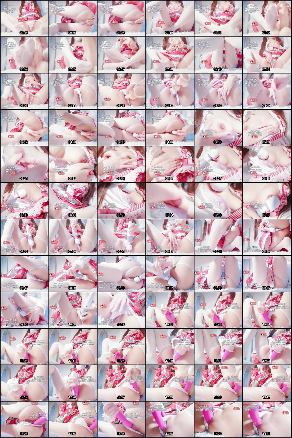 小蔡头喵喵喵福利姬白丝自慰诱惑，VIP专属打赏福利