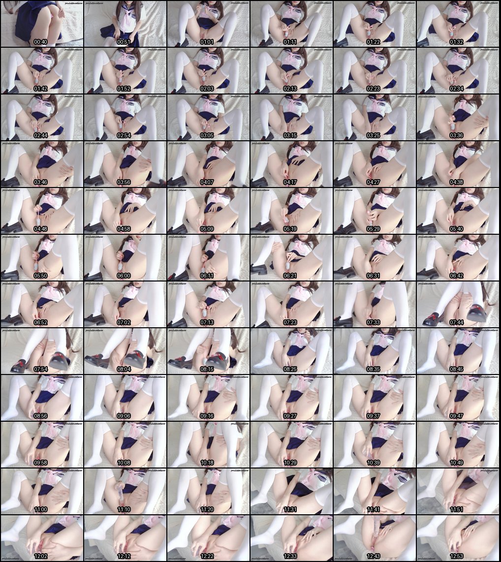 米胡桃JK白丝福利姬自慰诱惑秀