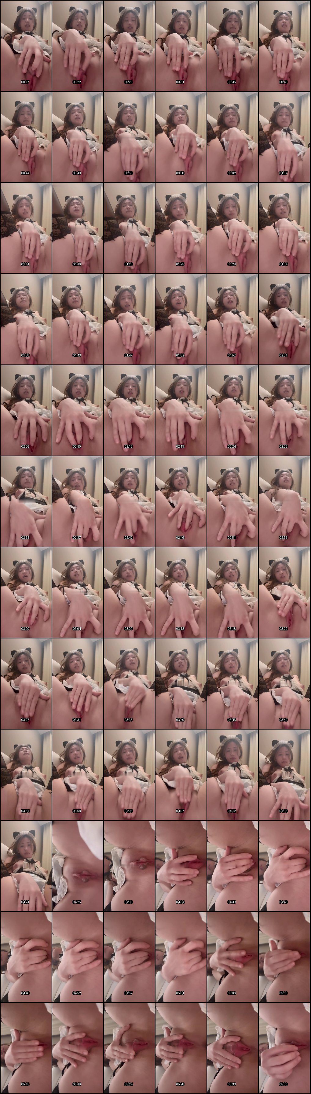 网红福利姬苳苳女仆装跪姿自慰 猛扣喷水高潮浪叫