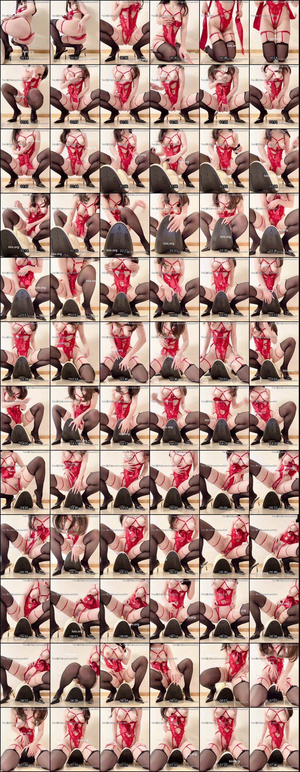 高跟控肉肉的自慰私密时刻