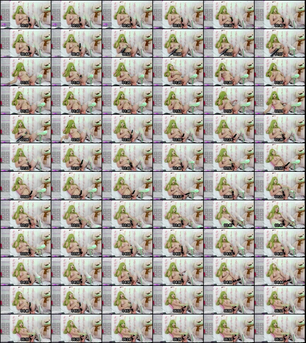 妖艳爆乳尤物薄纱睡衣诱惑：撩衣自慰狂揉蜜穴，道具猛插浪叫不止