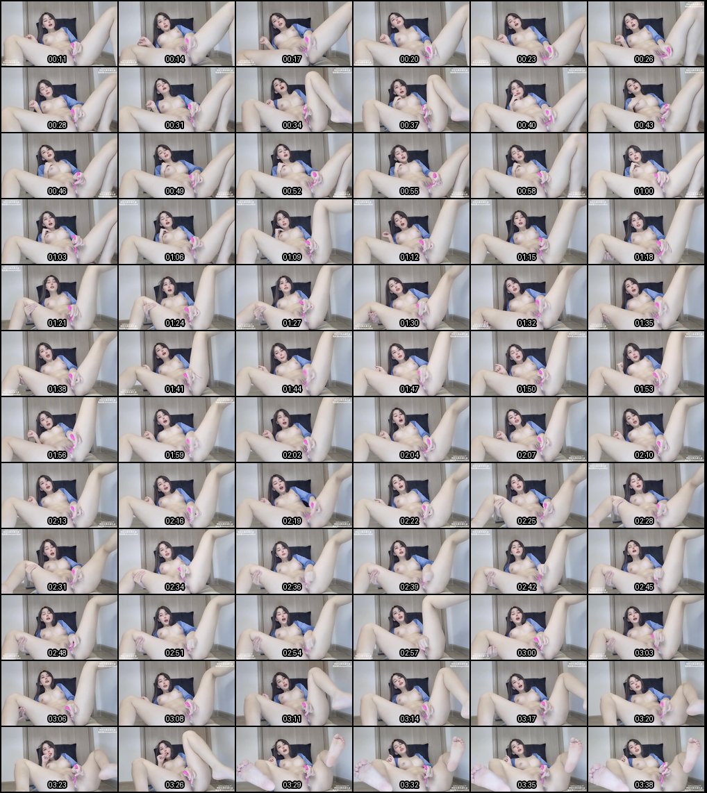 爆乳美女平躺床榻自慰，手指轻抚乳尖热浪涌动，娇吟诱人即将高潮