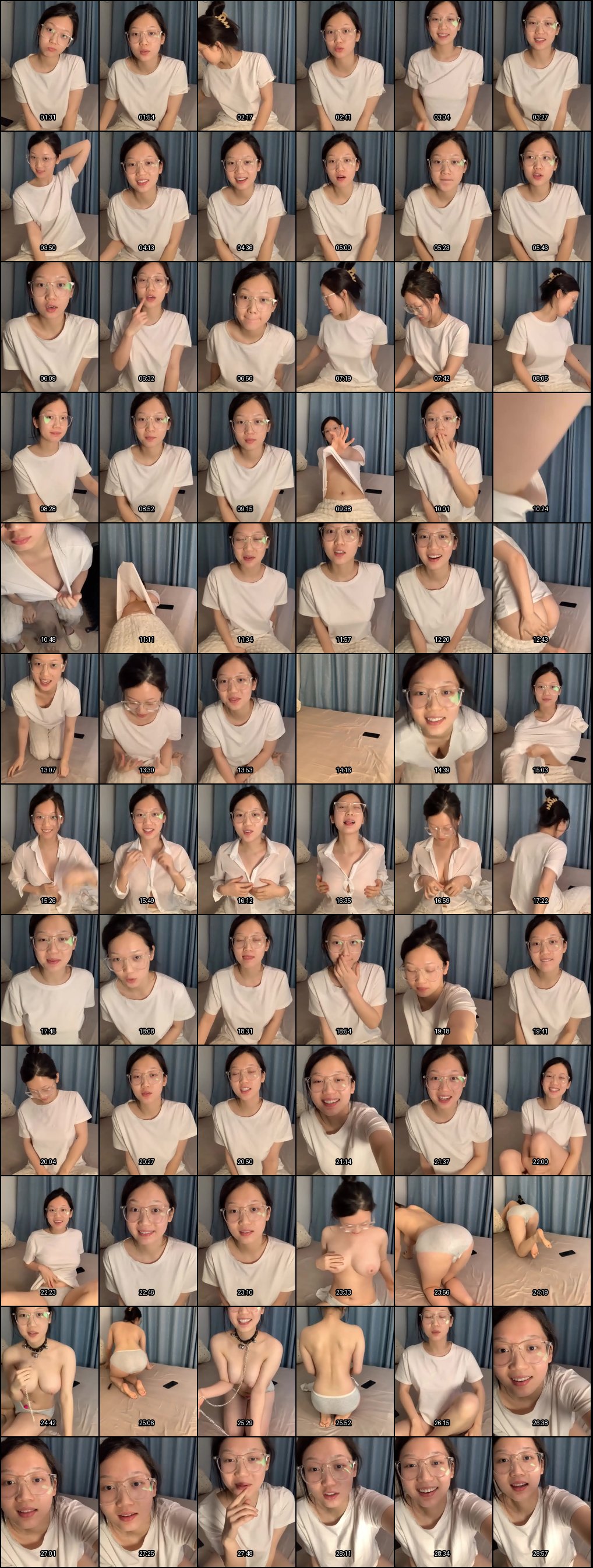 国内眼镜反差婊主播Cassie巨乳自慰直播诱惑