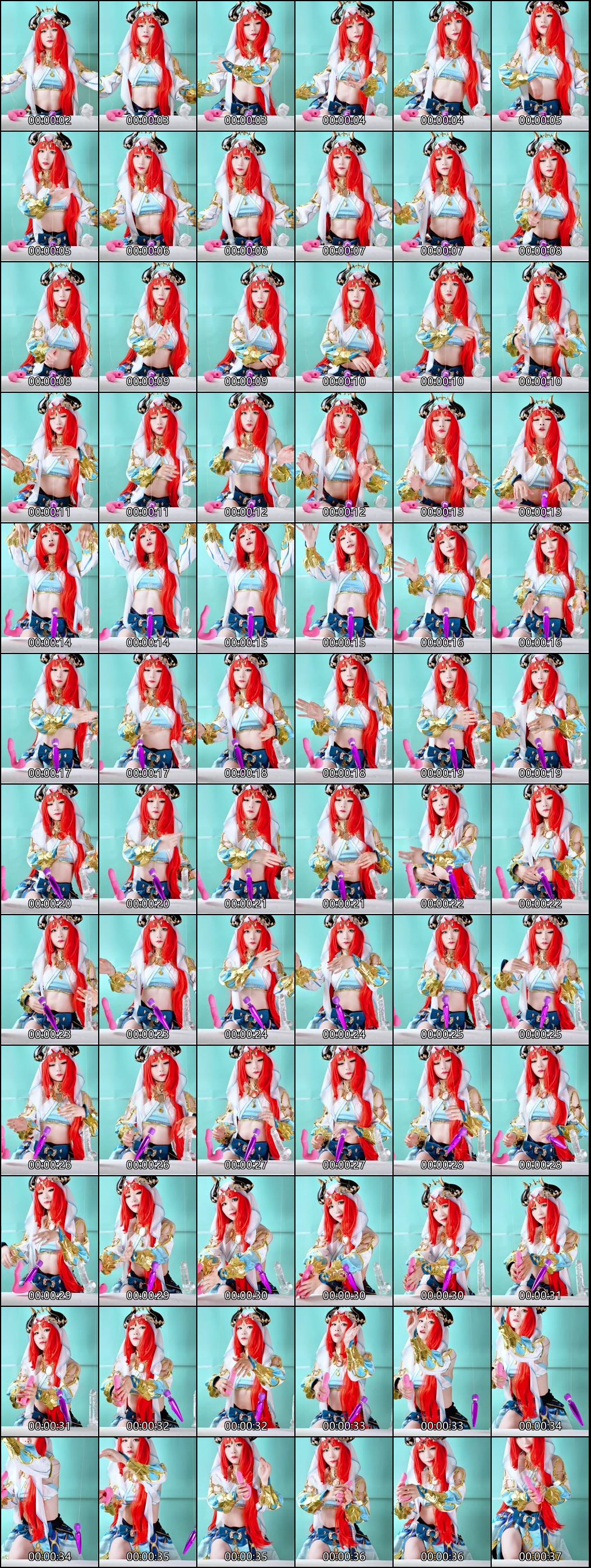 现役B站UP主草莓羽衣大尺度COS私拍合集_诱人曲线让人欲火焚身