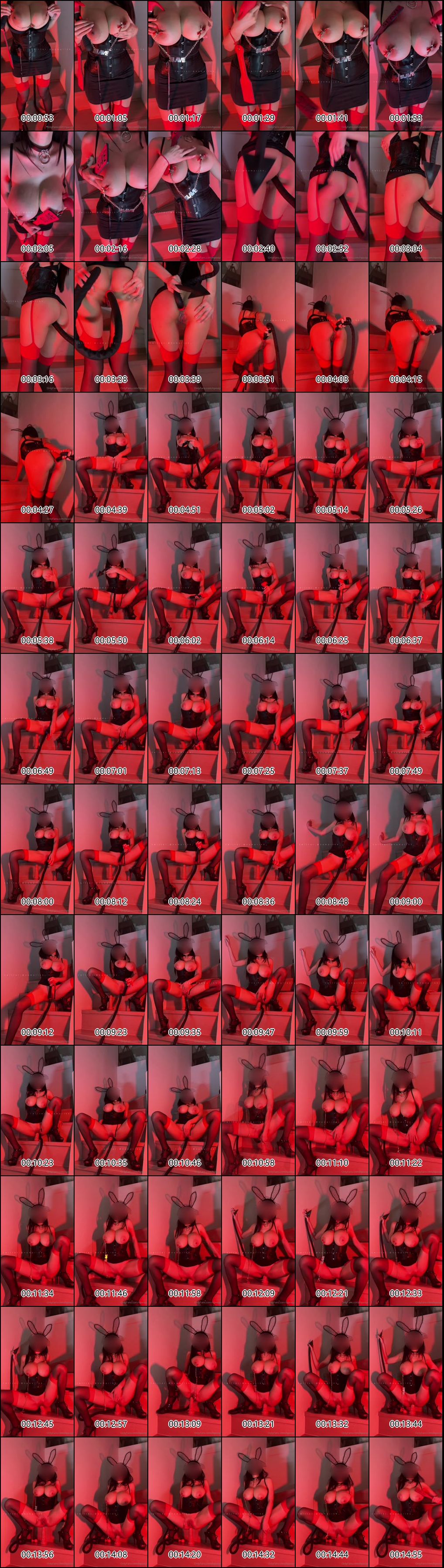 2023年恶魔装扮主题角色扮演视频精彩呈现