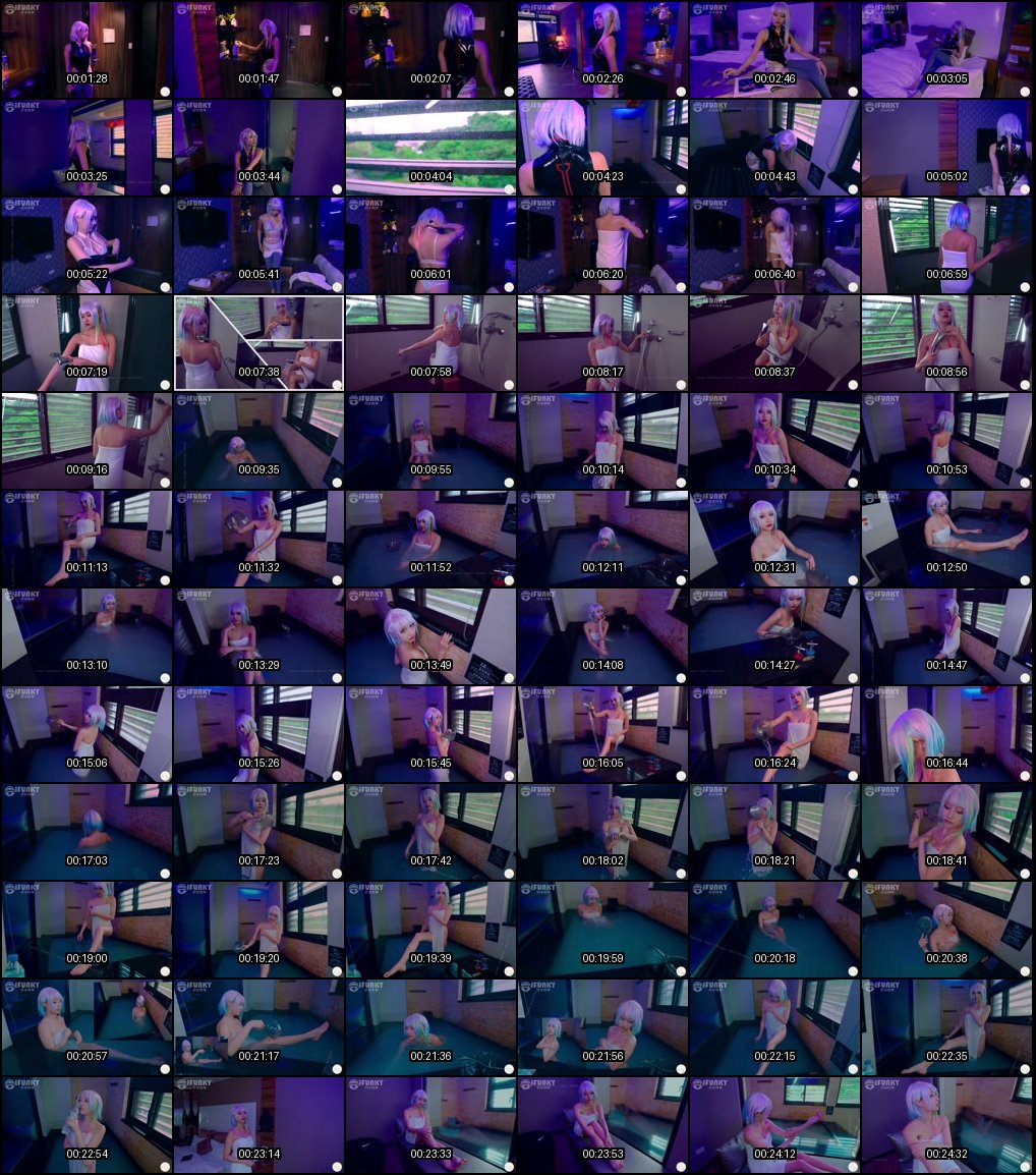 台湾温泉美女Bonnie赛博朋克Cosplay_热辣汤女身姿勾魂摄魄欲火焚身