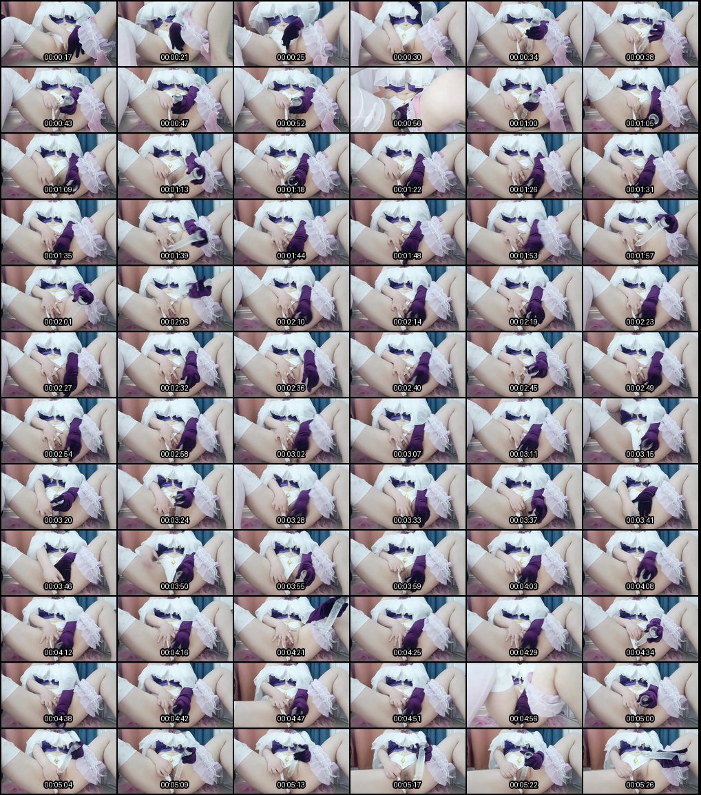 原神心海Cosplay白丝萝莉自慰_福利姬诱惑表演