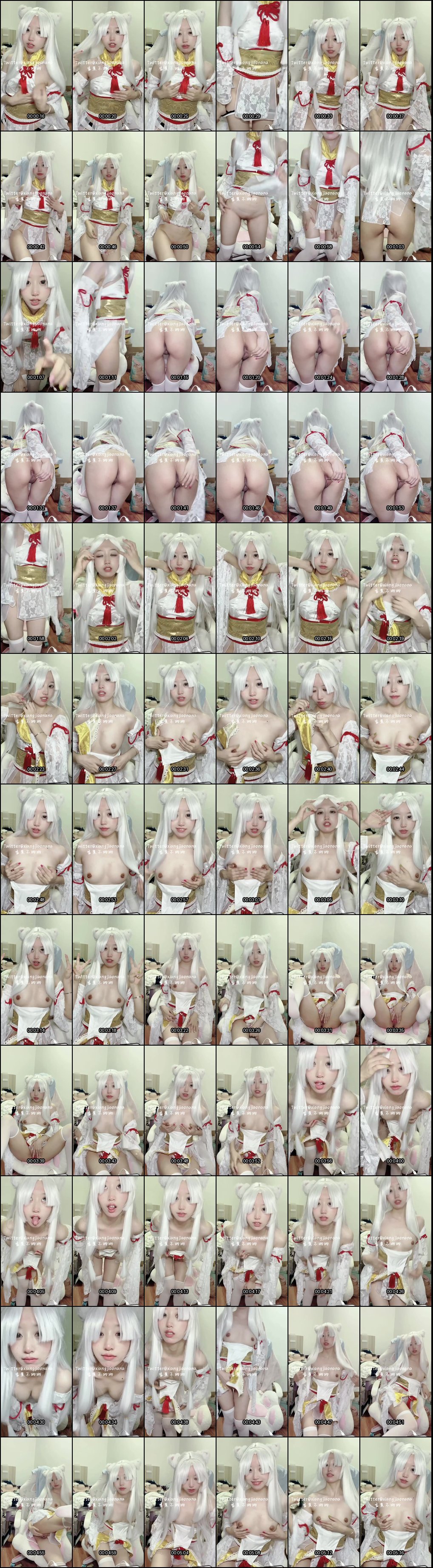 白丝猫娘胡桃Cosplay自慰跳蛋诱惑