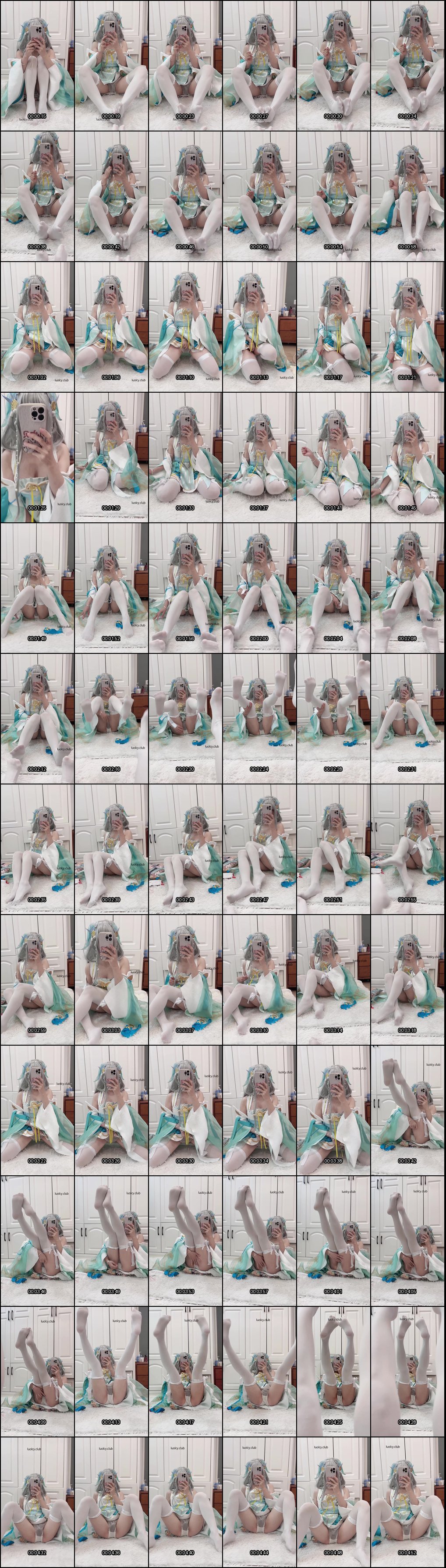 琴喵Cos西施猫娘诱惑 白袜自慰高潮秀