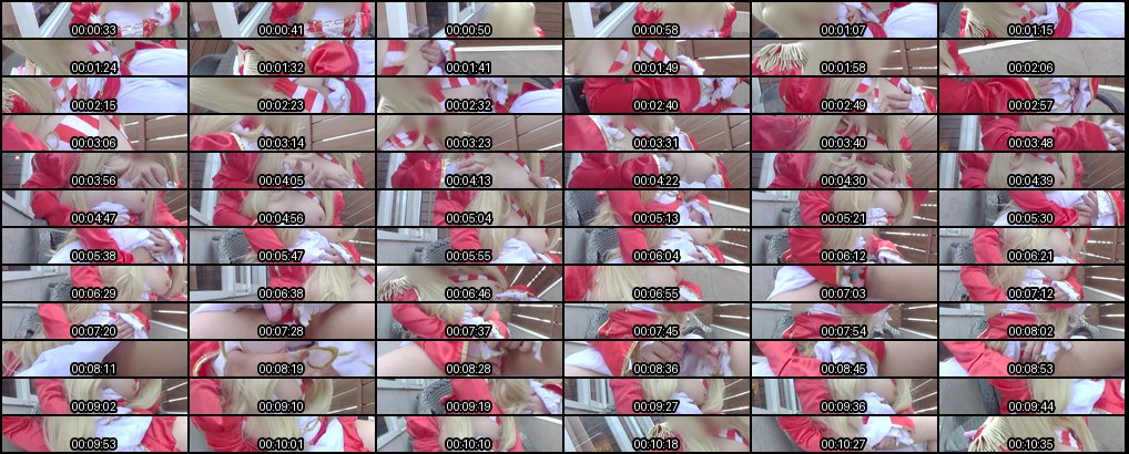 FGO尼禄水着COS户外振动棒自慰 无码高潮