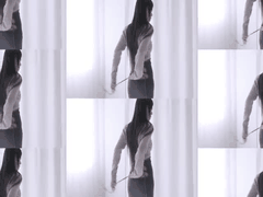 动漫风迷你裙逛超市_灰色连衣裙微型lookbook