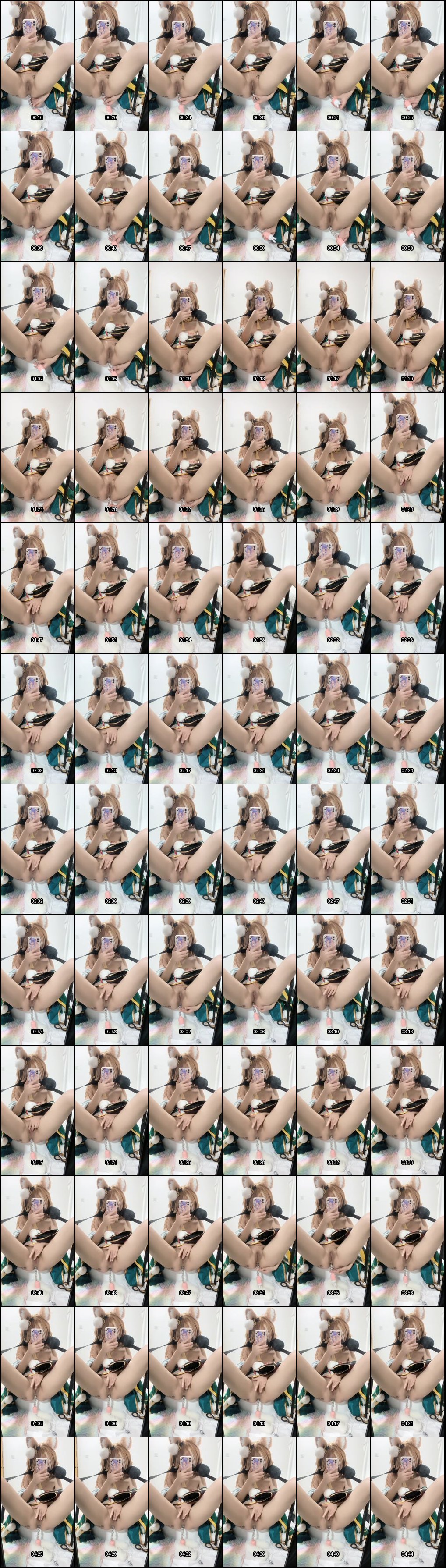 沐沐酱Cos希娜小姐学生萝莉自慰诱惑