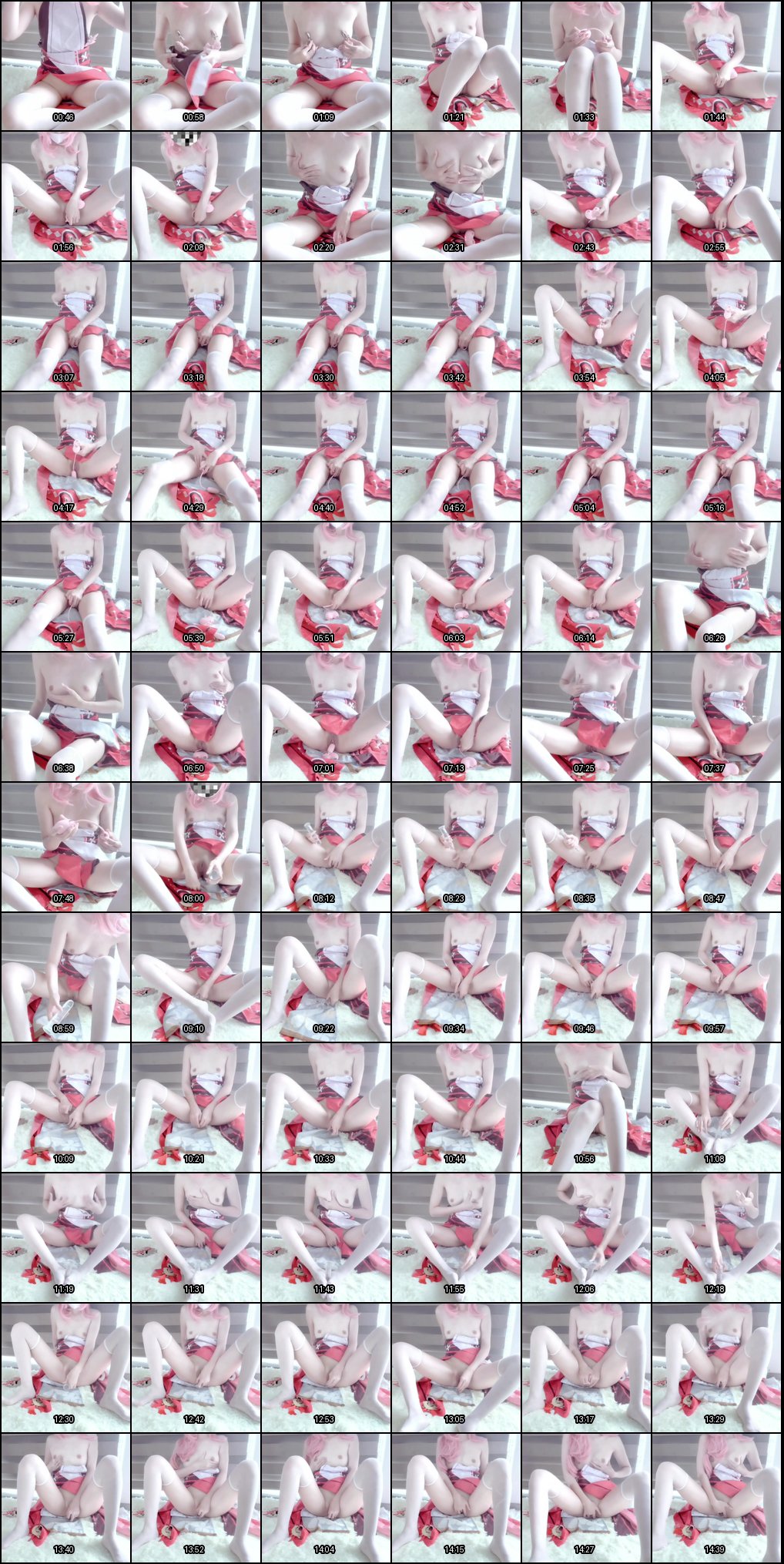 月色魅惑：原神八重神子白丝Cosplay福利姬诱惑