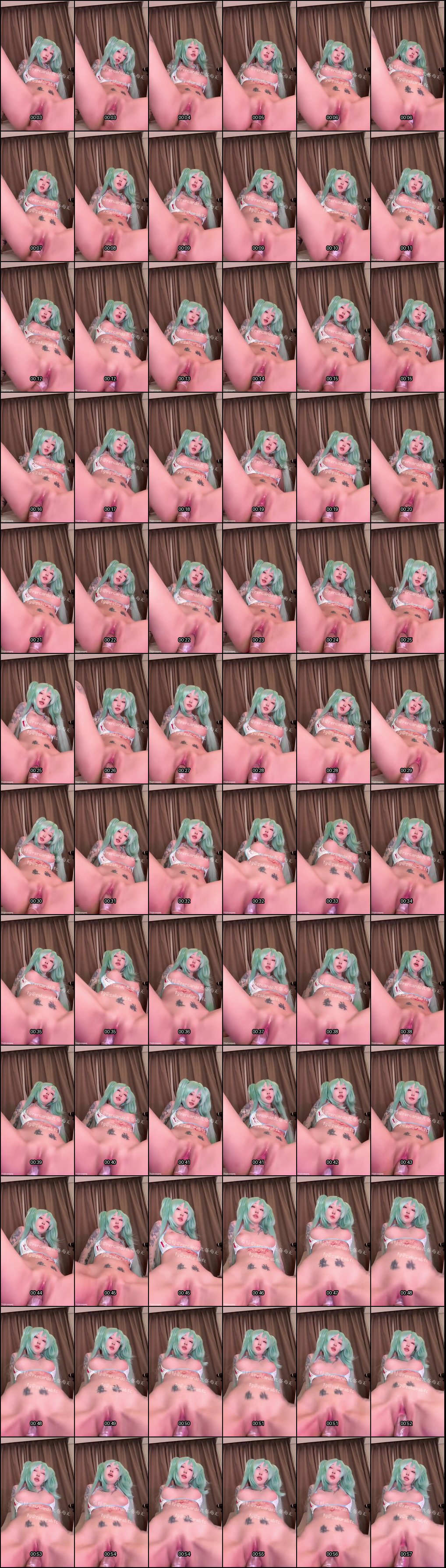 初音未来Cosplay福利姬自慰诱惑秀_1