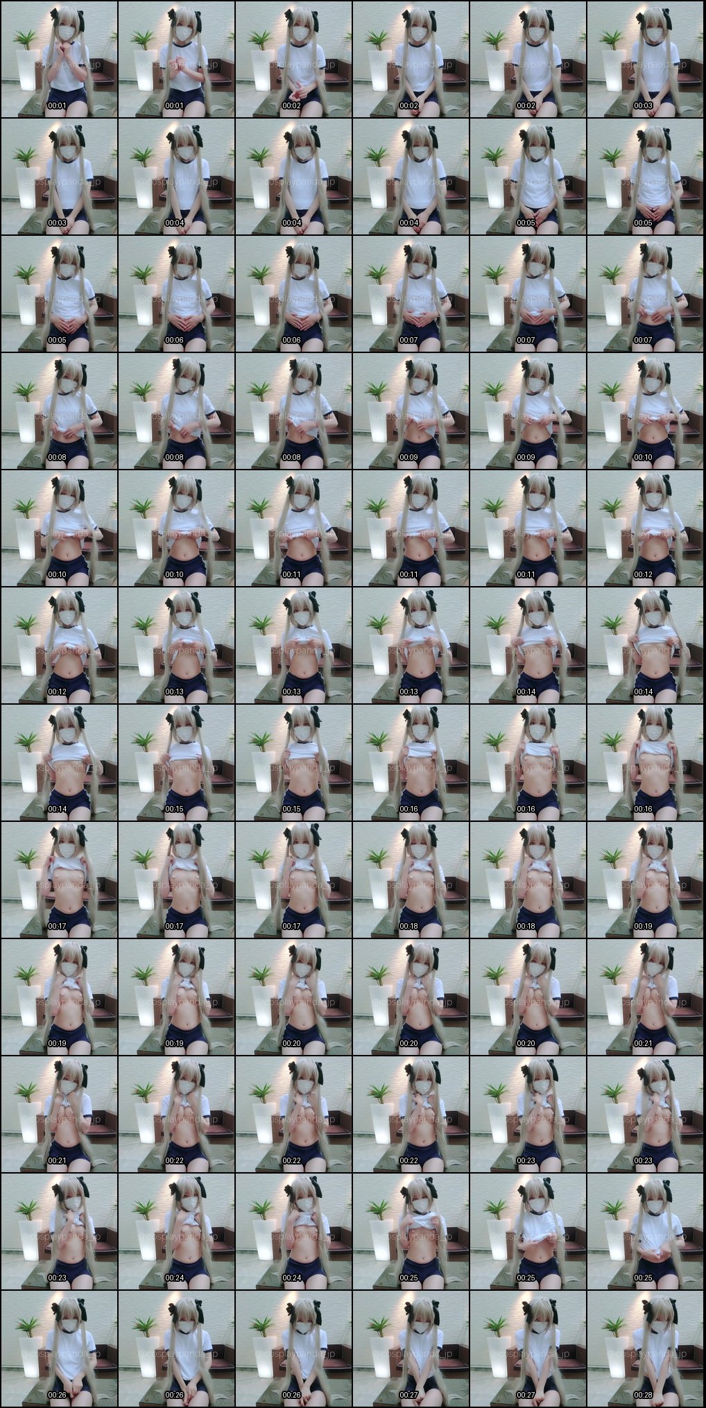 Cosplay熊猫妹子第五弹：性感角色扮演诱惑秀