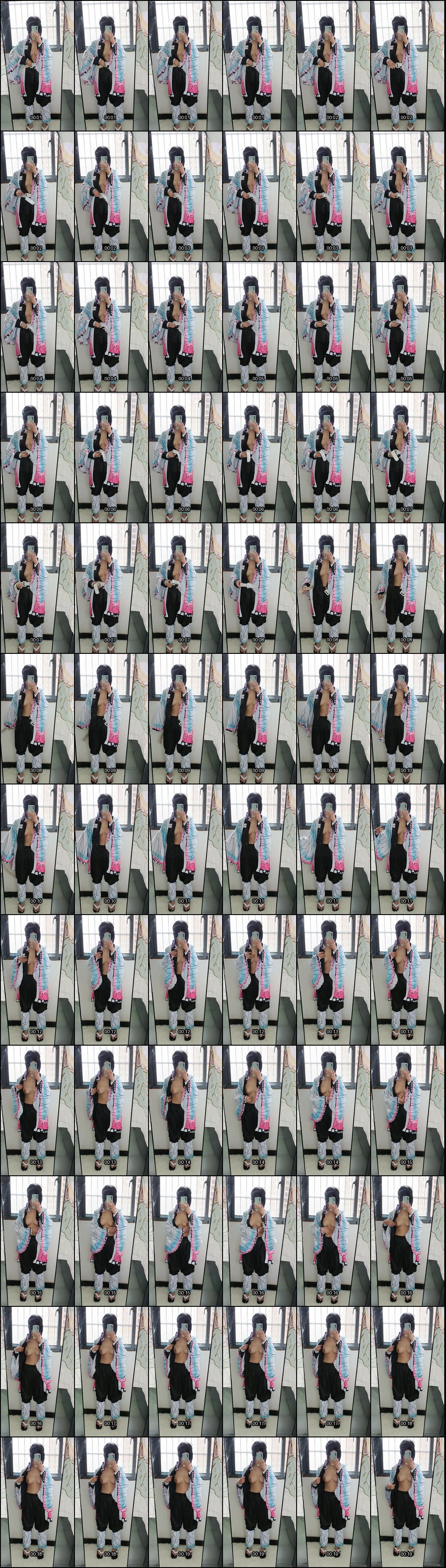 沐沐酱Cosplay鬼灭之刃蝴蝶忍 性感自慰福利秀