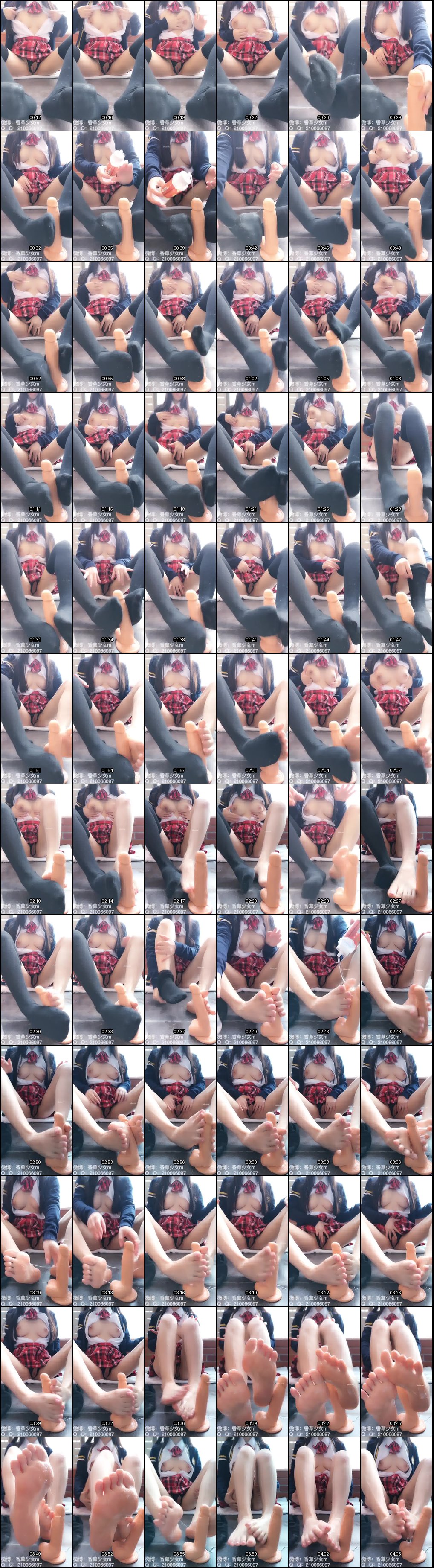 香草少女cos学生黑丝自慰诱惑