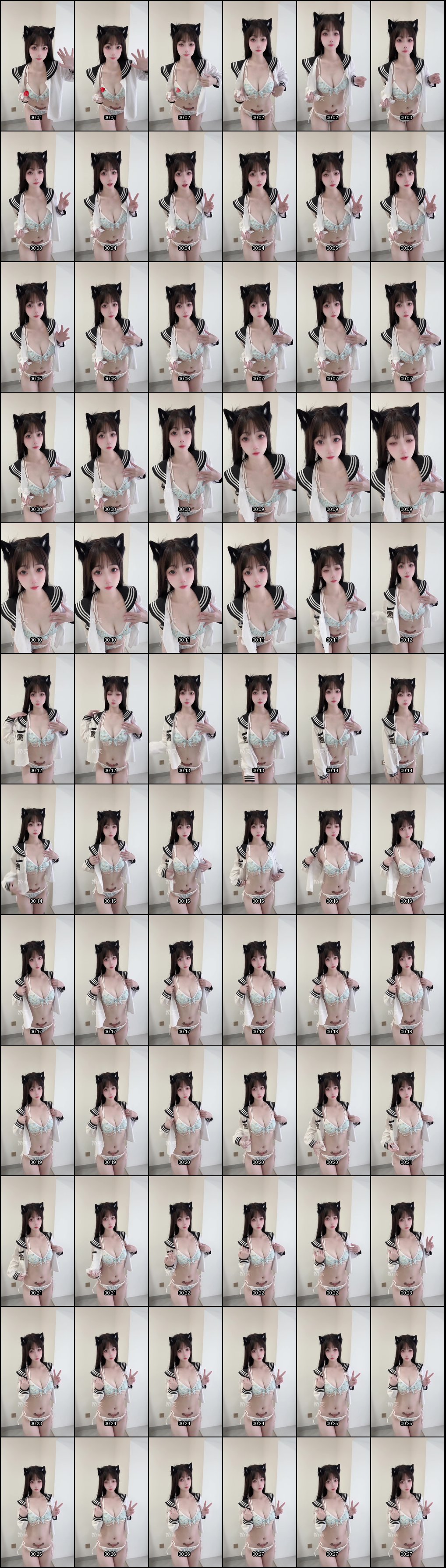 兔叽兔姬Cosplay诱惑：白丝黑丝丝袜大秀