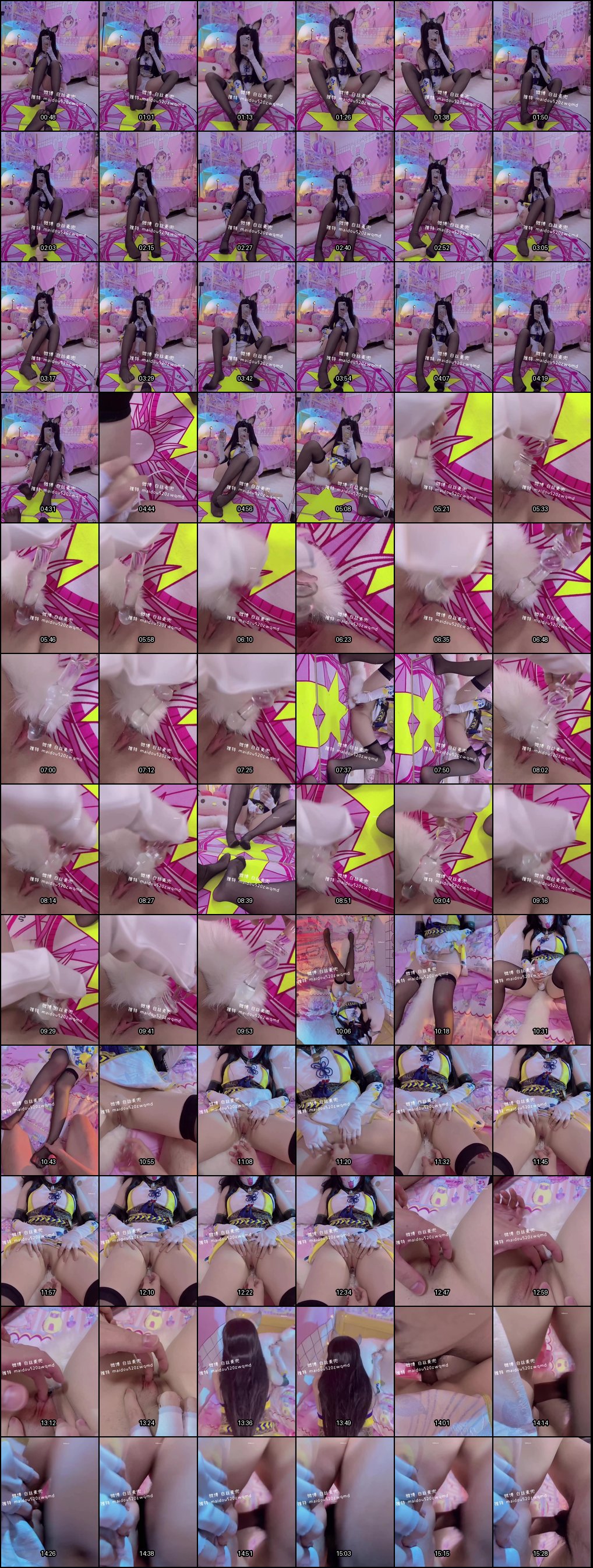 麦兜小可黑丝Cosplay福利姬诱惑表演