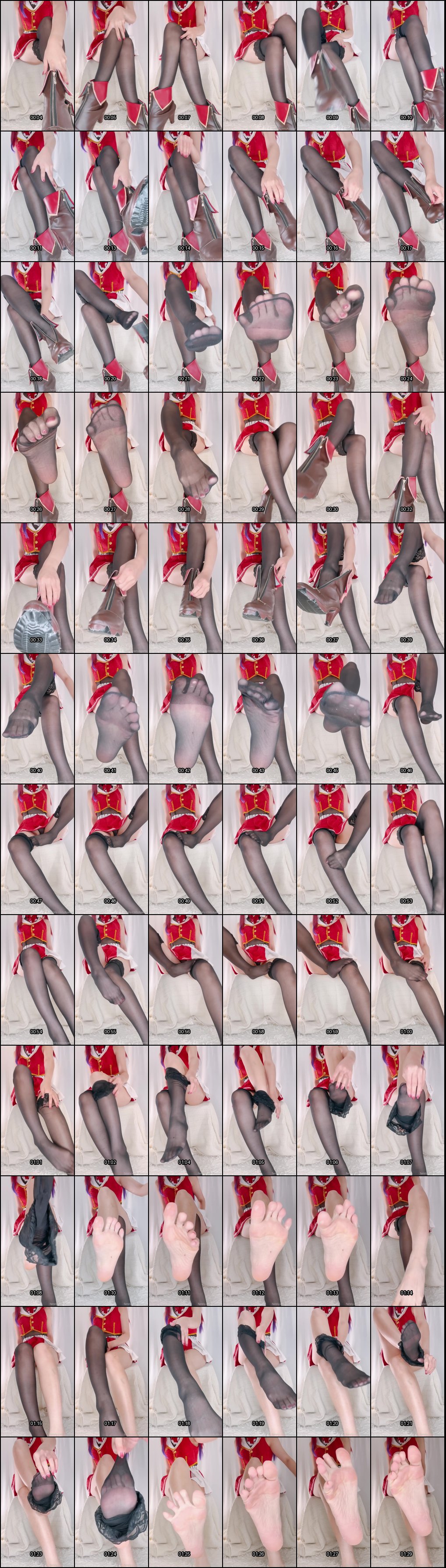 hololive Ayame与寶鐘瑪琳黑絲Cosplay自慰福利姬誘惑