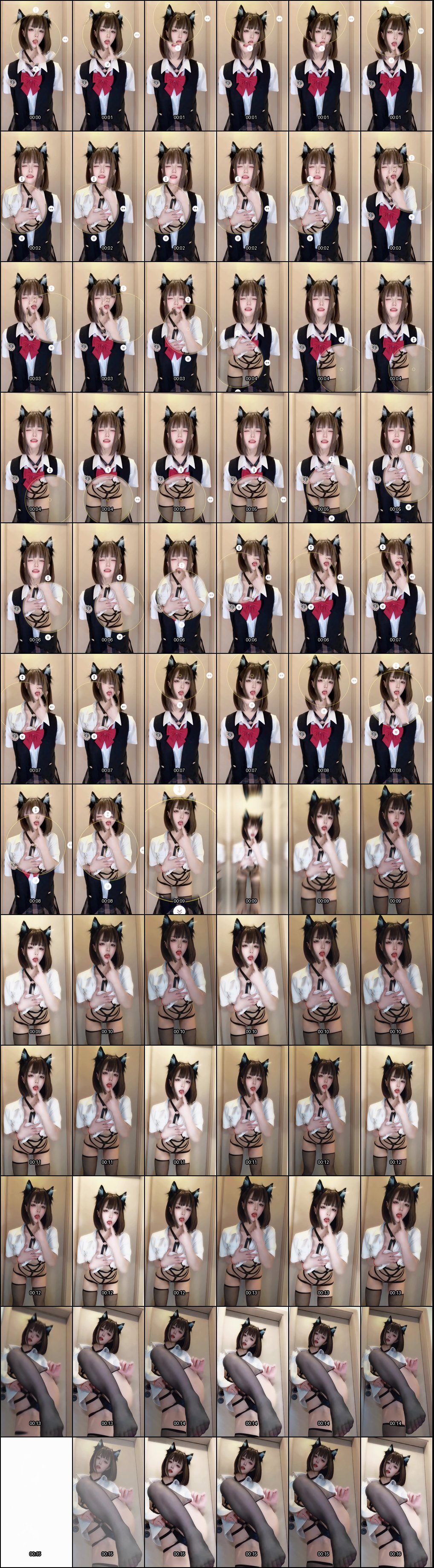 喵帕斯Cosplay诱惑：白丝黑丝切换魅惑秀