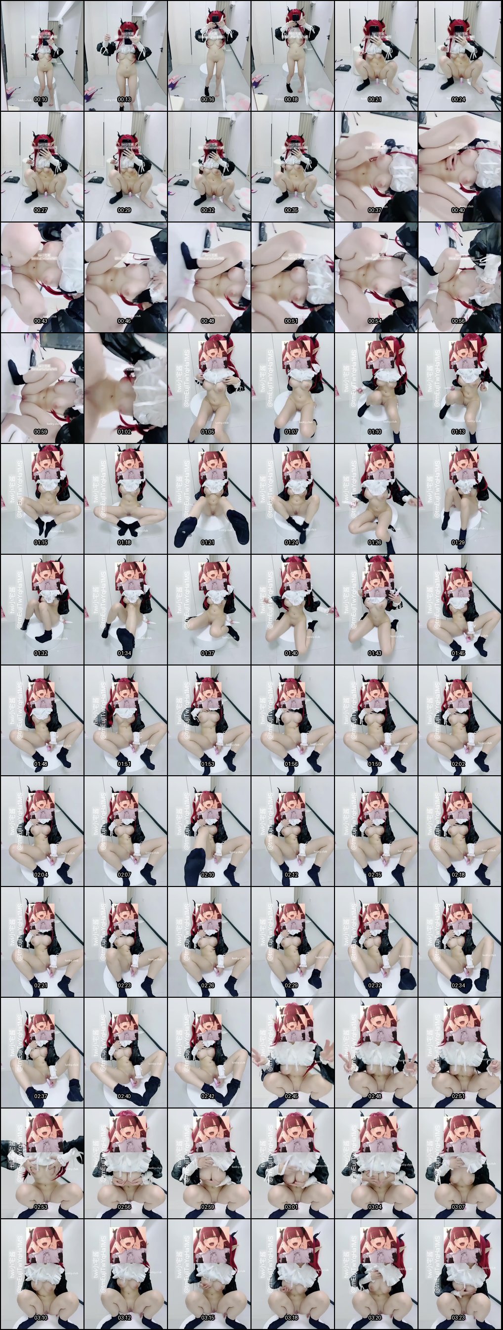 小宅酱魅魔利兹Cosplay自慰福利，诱惑VIP群打赏