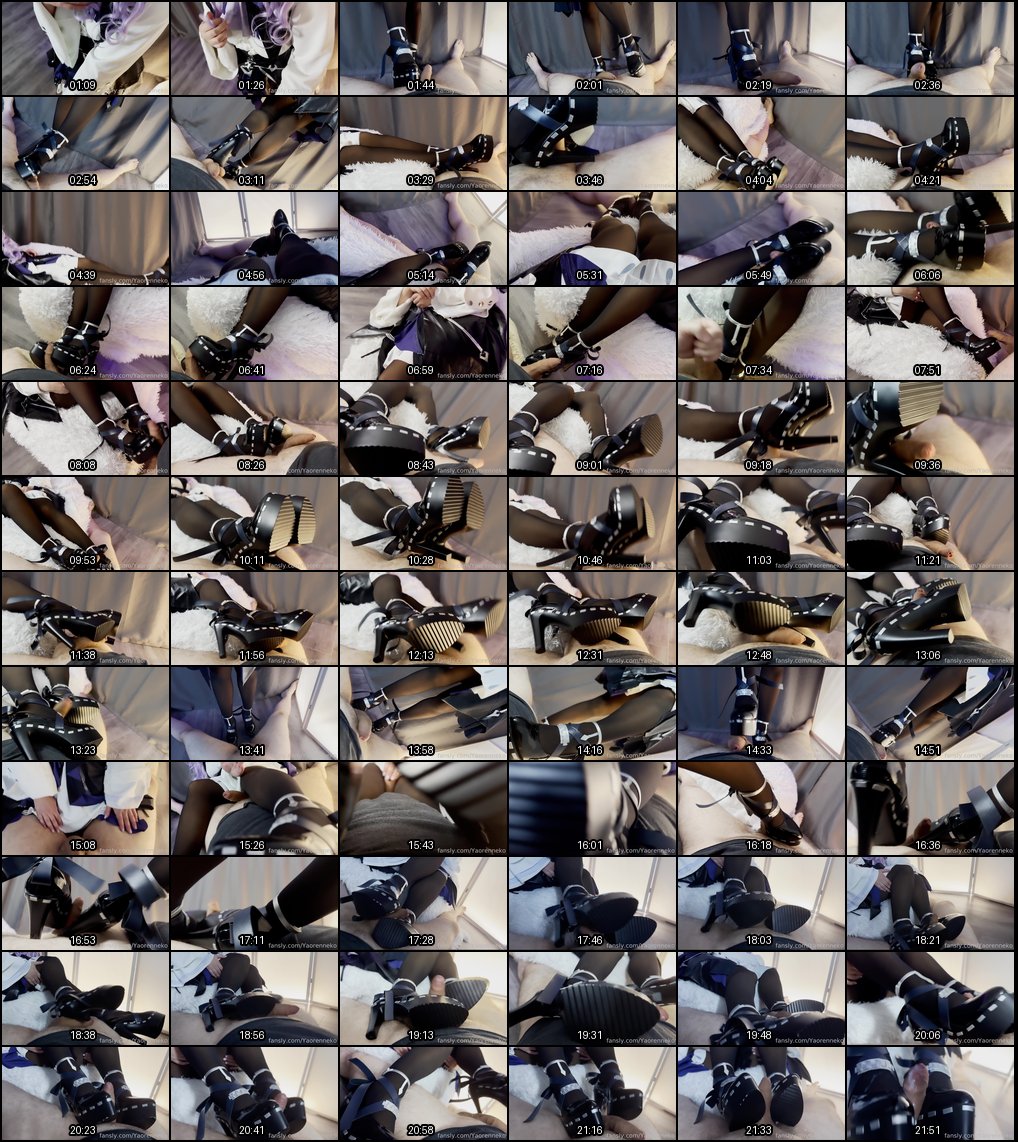 菲比风堇遐蝶SabarYaorenneko Cosplay电报TG诱惑系列第三弹