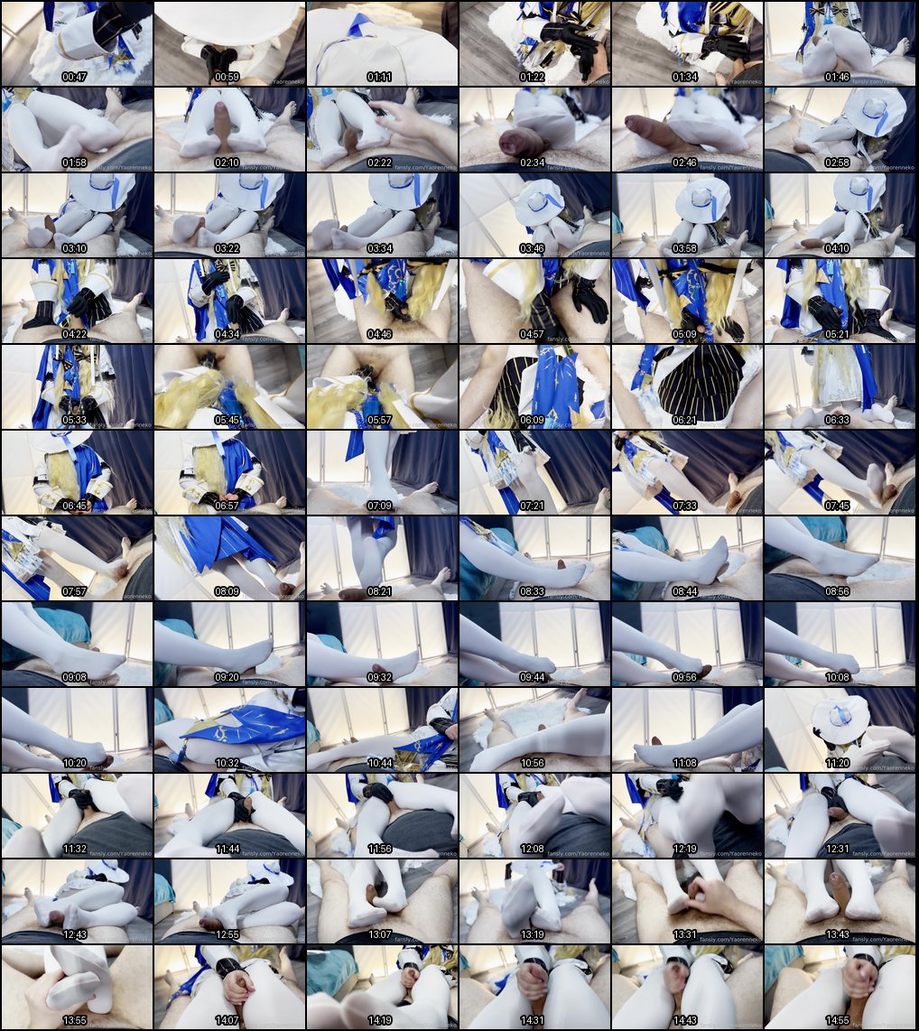 菲比风堇遐蝶SabarYaorenneko Cosplay电报TG诱惑系列第三弹