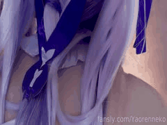 菲比风堇遐蝶Cosplay诱惑：SabarYaorenneko电报TG热辣表演