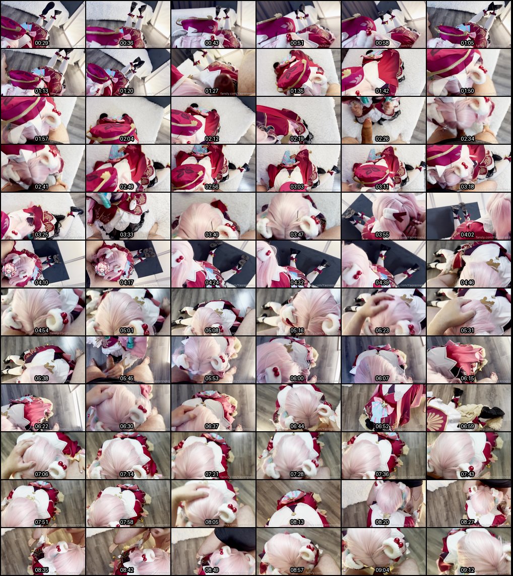 菲比风堇遐蝶SabarYaorenneko Cosplay诱惑真人表演