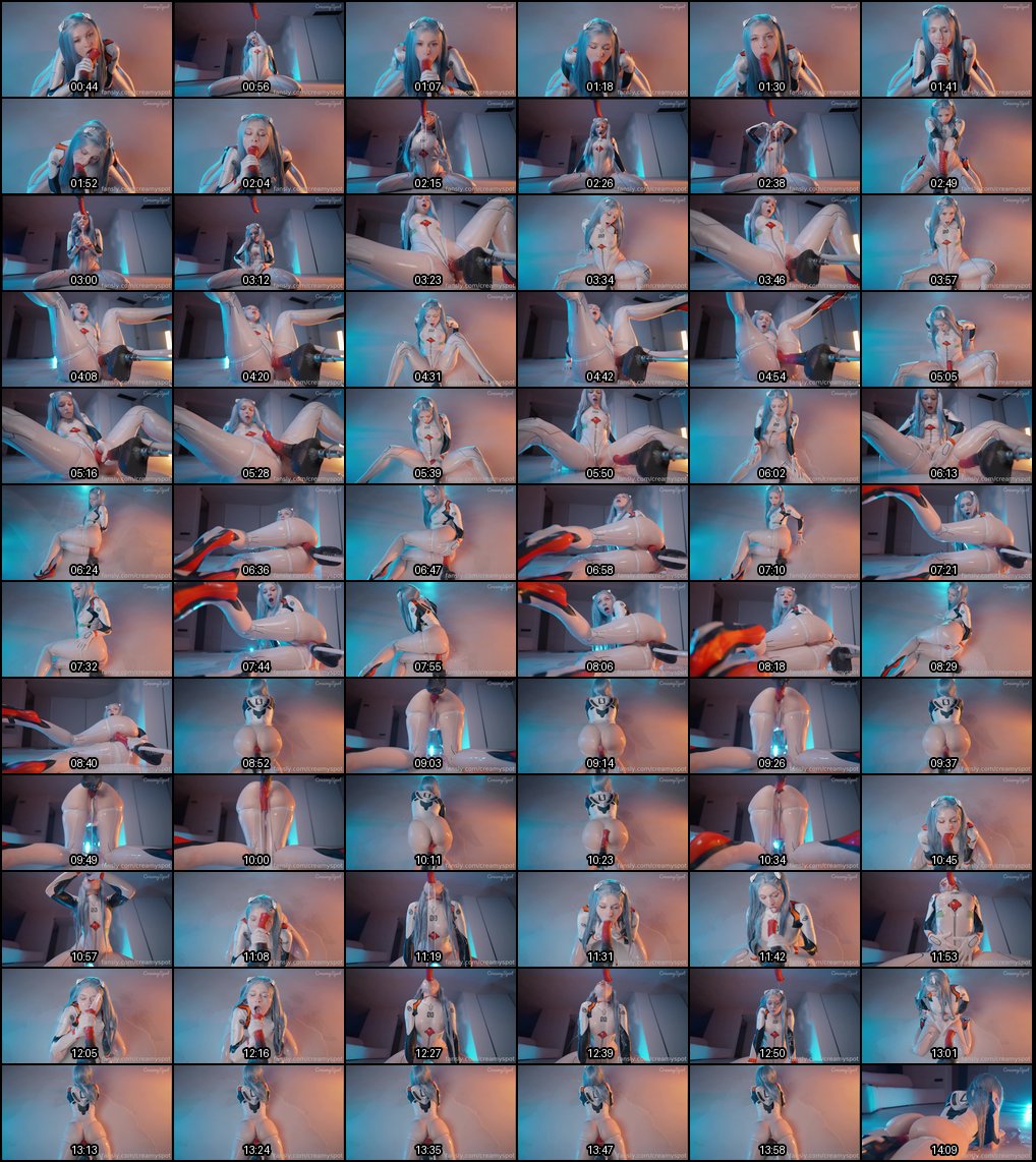 CreamySpot性感Cosplay诱惑：三次元屑魔女扮演