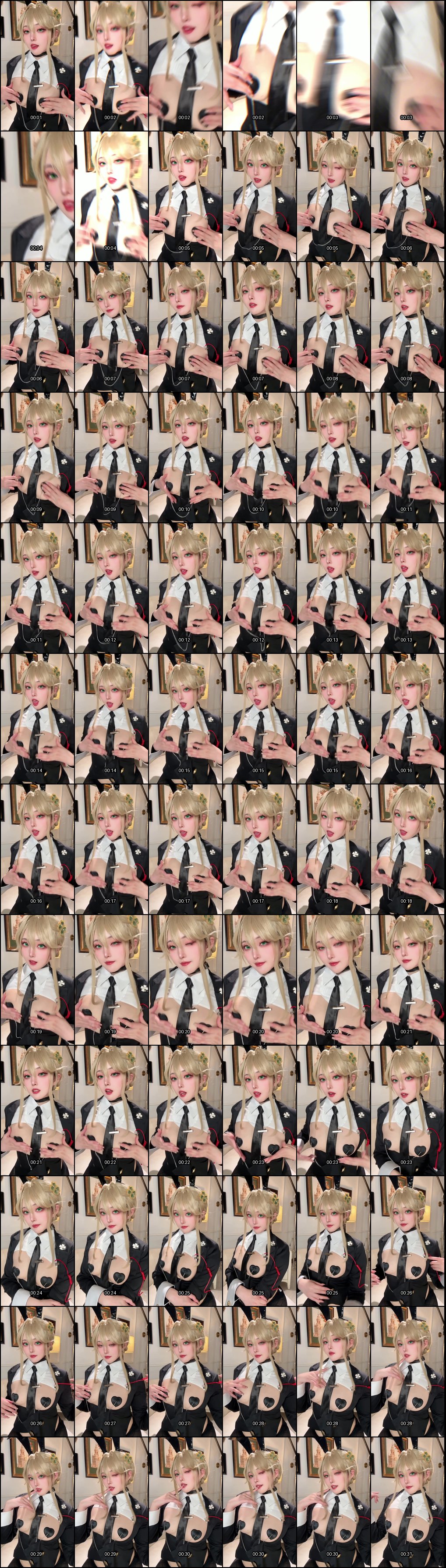 极品颜值夏夏子Natsuko兔女郎角色扮演：少女白虎丝袜诱惑完整版