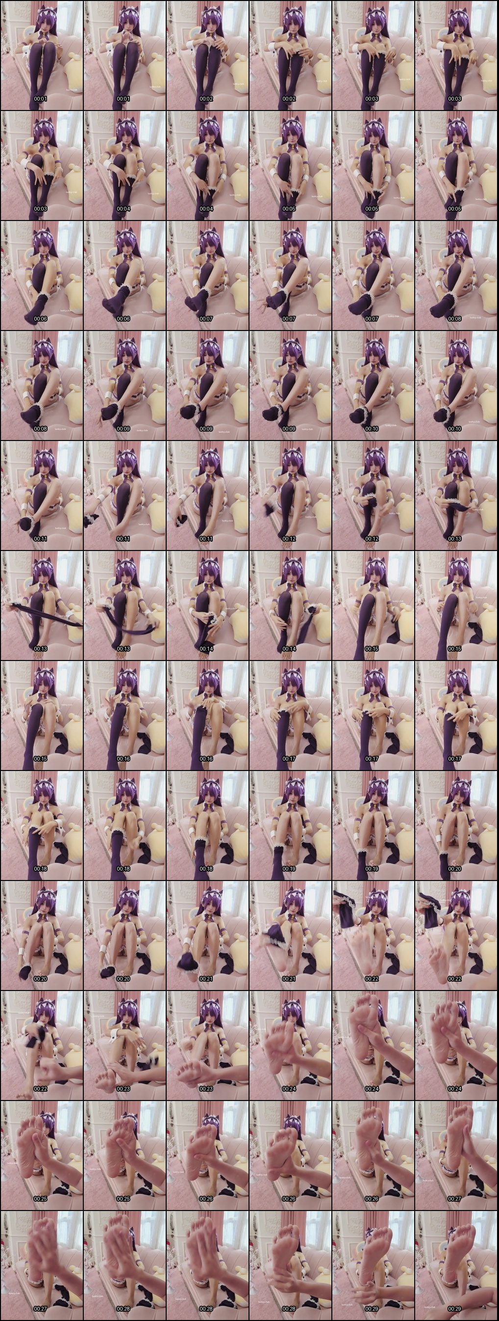 4K超清首发！慕慕Momo变身性感猫女仆 Neko Maid诱惑角色扮演