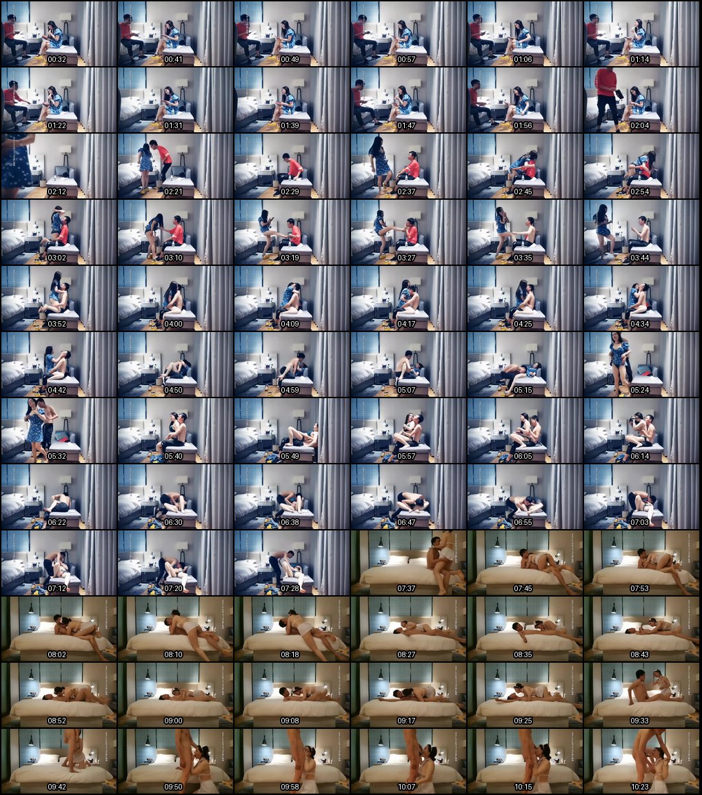 黄先生代班约蓝裙美女调情升级！情趣护士装骑乘后入，妹子喊太猛中途叫停