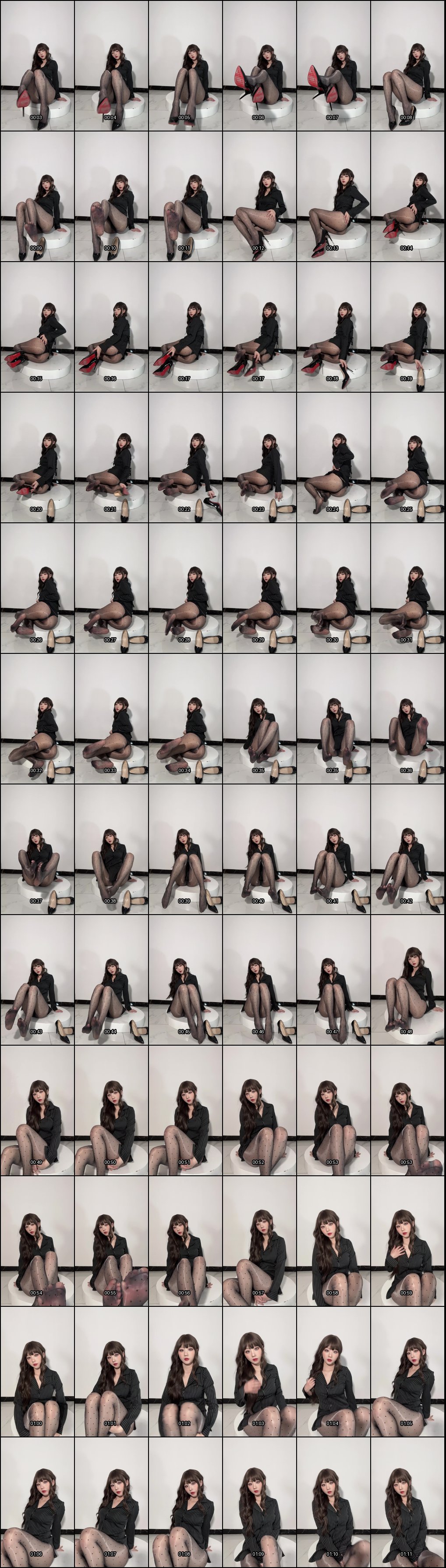 神秘秘书诱惑：无影喵喵Ghost的秘书角色扮演_1