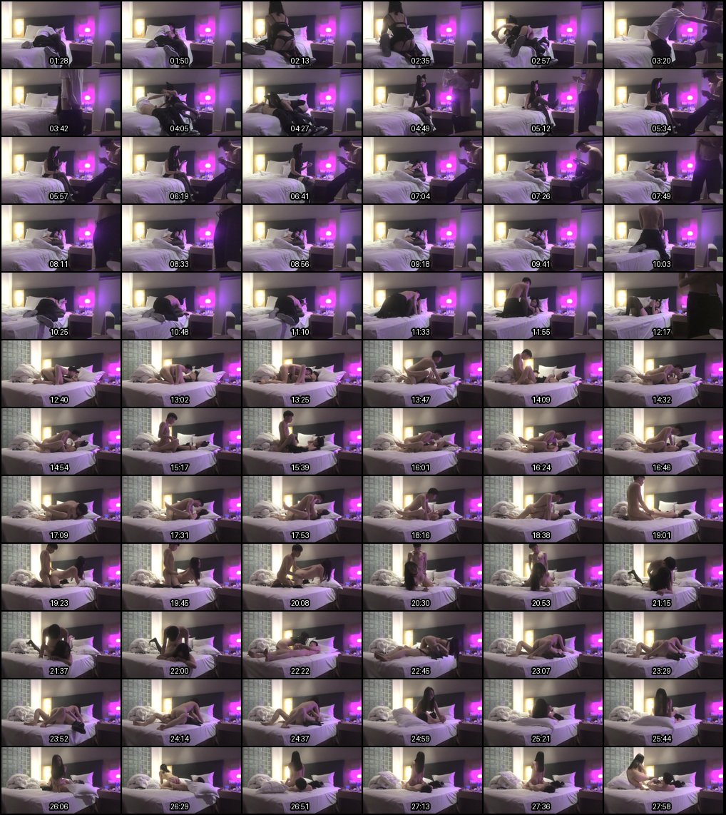 绿帽密码房激情：极品甜美嫩妹猫女郎情趣装，黑丝高跟骑乘猛操深插