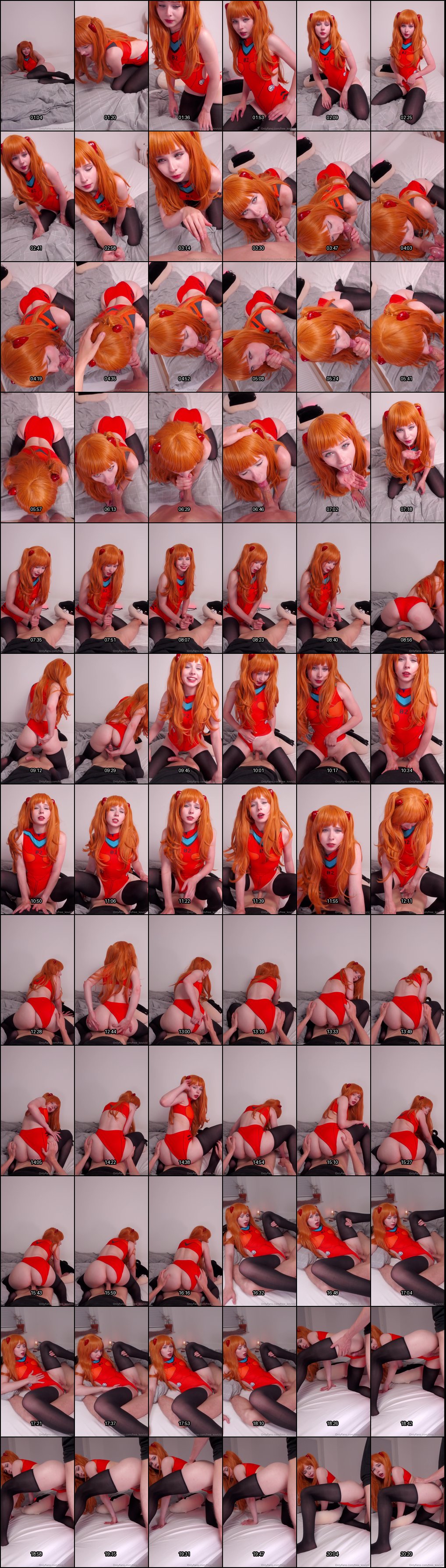 kovicki性感明日香Cosplay诱惑全记录