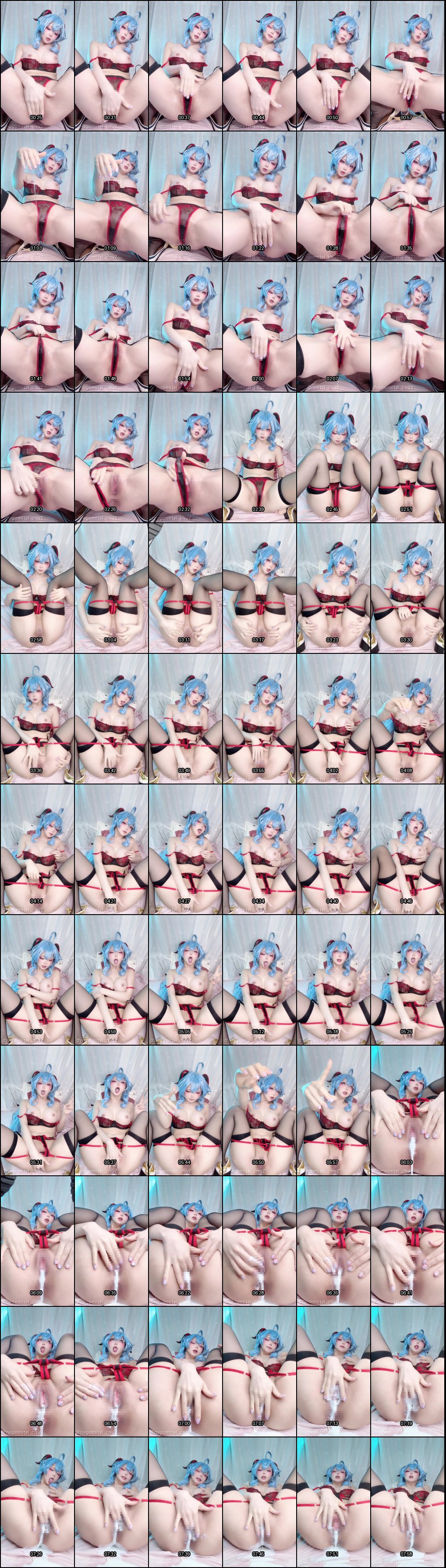 原神甘雨福利姬COSPLAY性感角色扮演