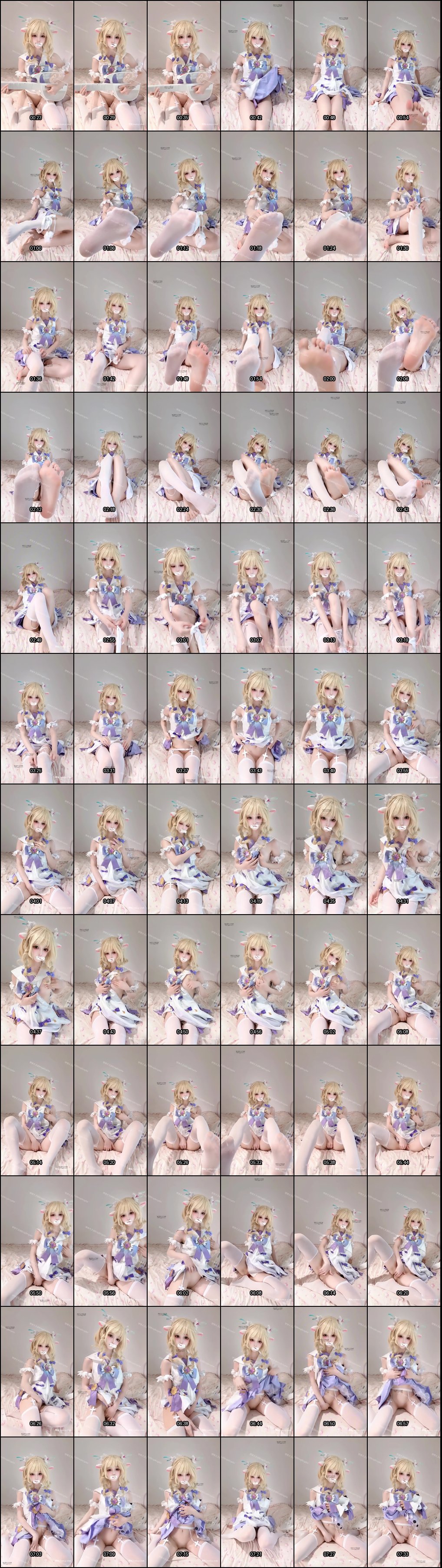 福利姬甜美歌声Cos王者荣耀祈愿瑶，现场撩人演绎超诱惑