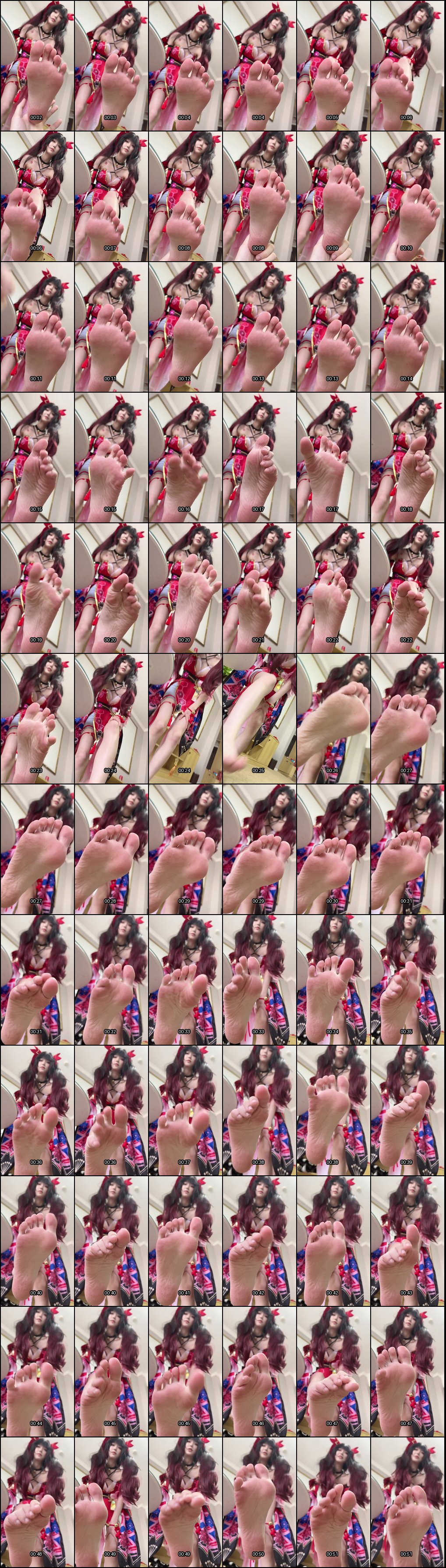 足控福利：xixi系列第4部诱惑足戏