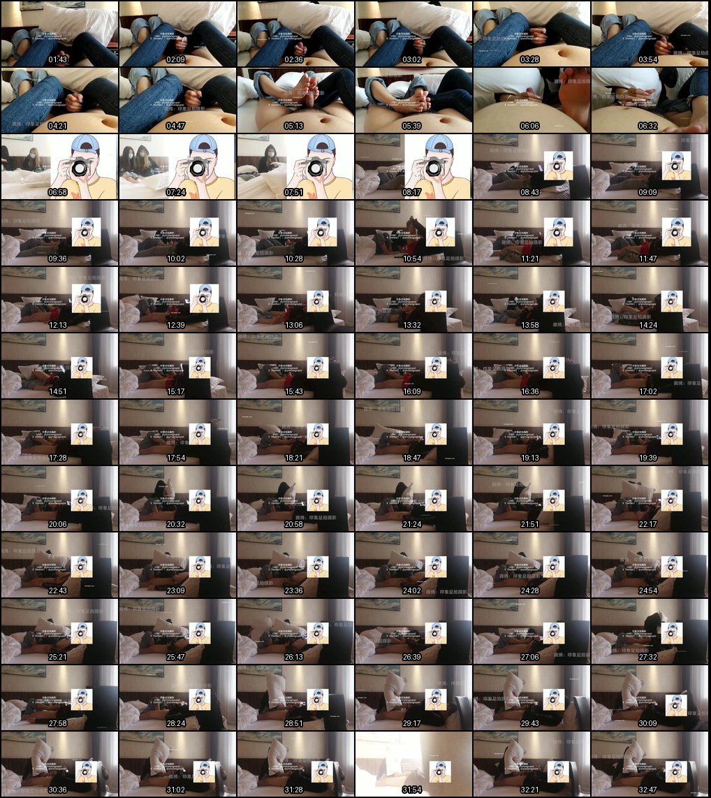 印象足拍新系列补档更新4：诱人足部特写诱惑