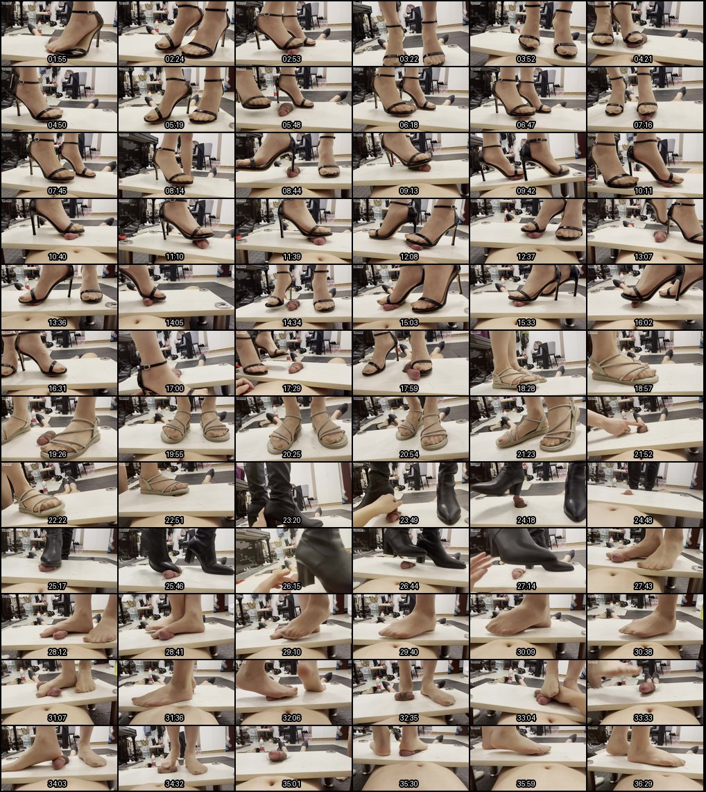 张仙人高跟丝袜全体重踩踏足交近距离极致诱惑