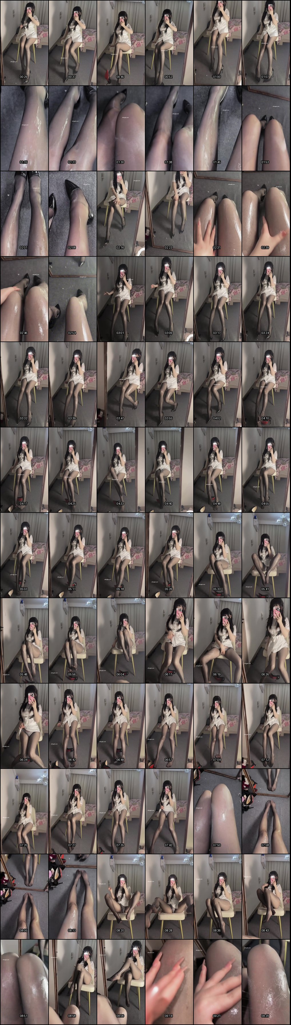 小乖高跟诱惑：性感足部玩弄第一弹