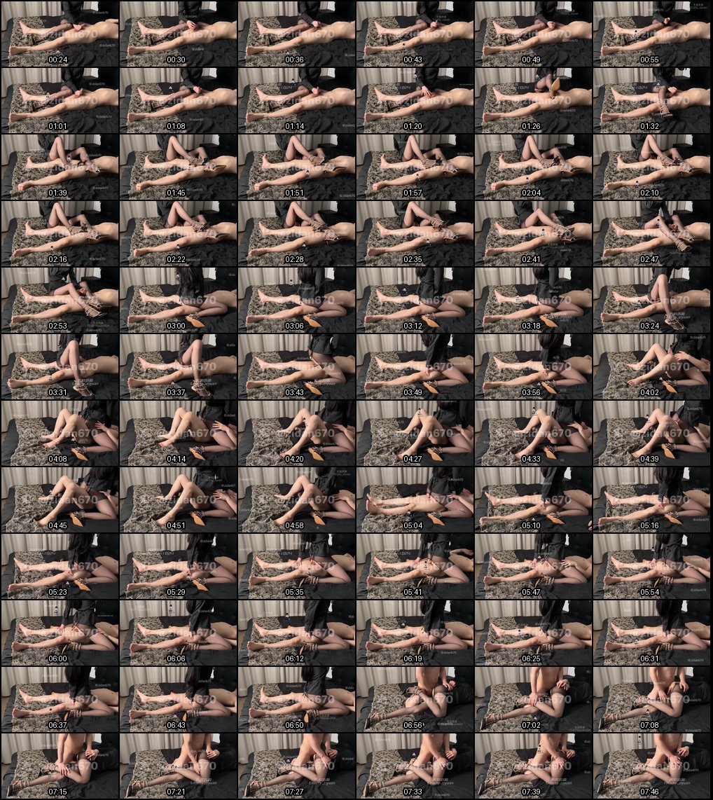 紫蛋zidan670足下之臣：华伦天奴高跟开裆黑丝足交调教羞辱