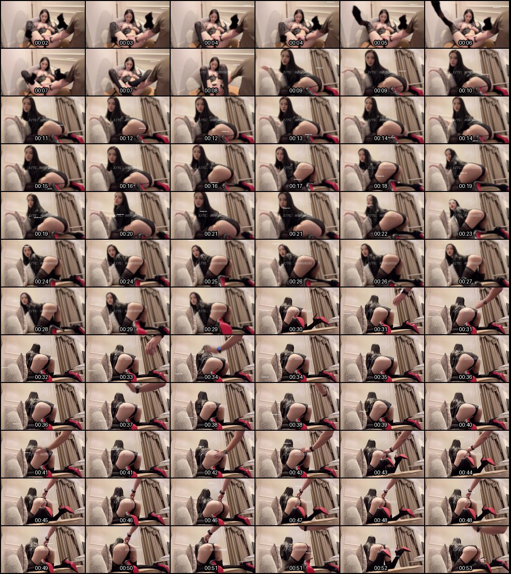 高跟鞋控的致命诱惑：ROSEWU系列第12弹